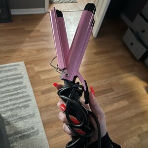 Pink Hair Styling Tool